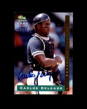 Carlos Delgado Signed 1993 Classic Best Knoxville Smokies Autograph