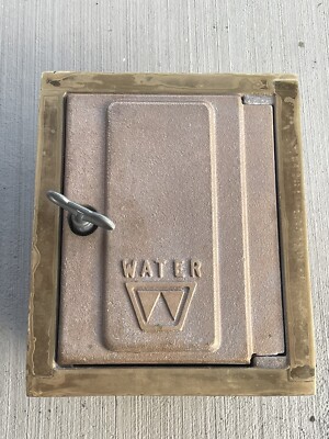 WOODFORD Bronze Brass BOX Anti Vandal Mild Climate Enclosed Wall Hydrant w/Key