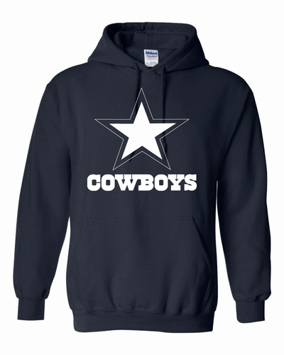Dallas Cowboys Star Hoodie - Sizes S-5XL Free Shipping - Picture 2 of 9