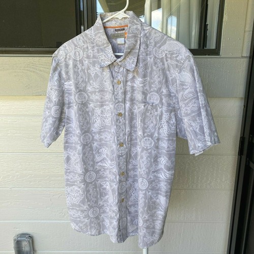 Gray White Dragon Waves Koi Fish Asian 