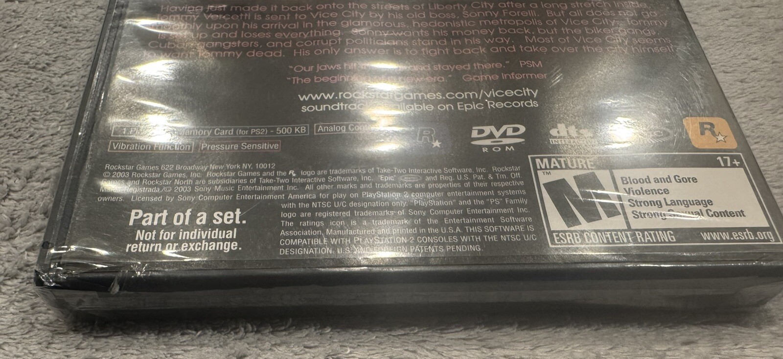 Grand Theft Auto: Vice City (Sony PlayStation 2, 2002) for sale online ...