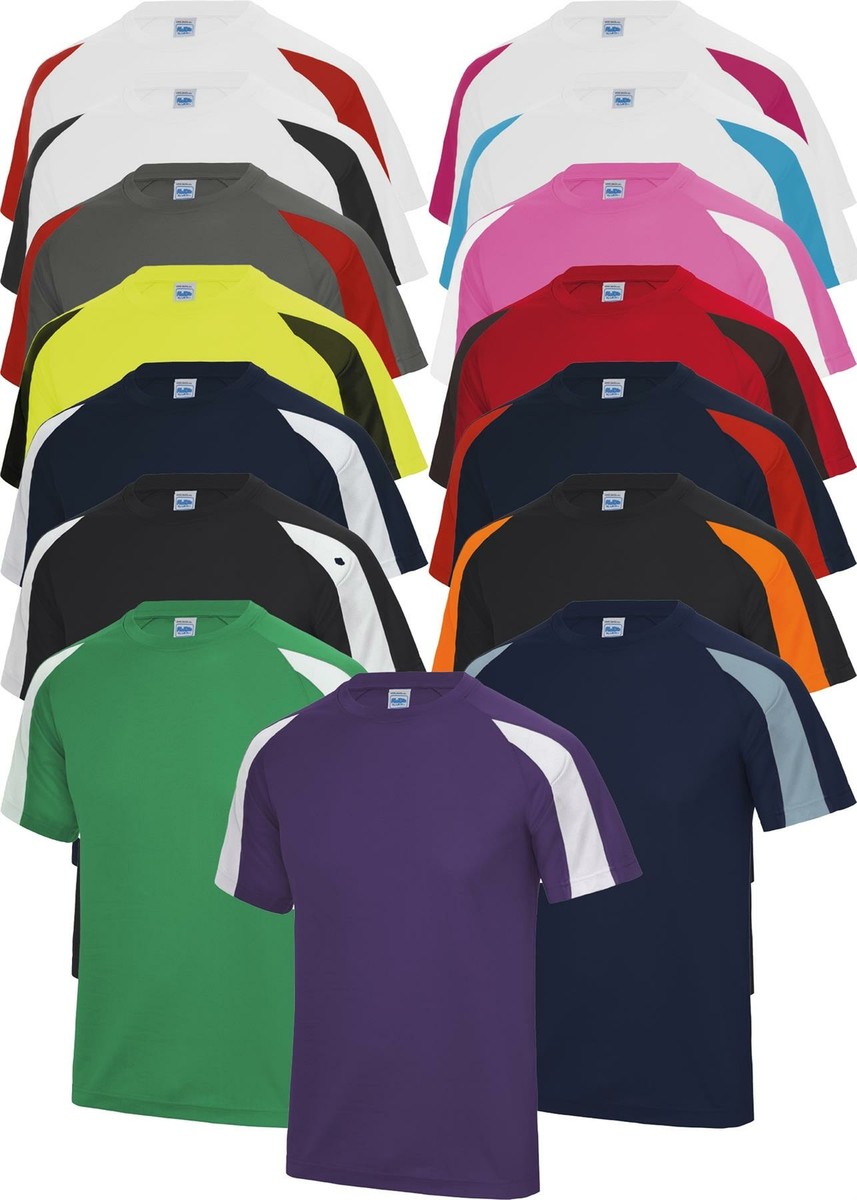 JC003 AWDis Just Cool Short Sleeve Contrast Cool T-Shirt