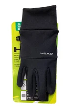 Head Men's Touchscreen Stretch Fleece Running Gloves Black