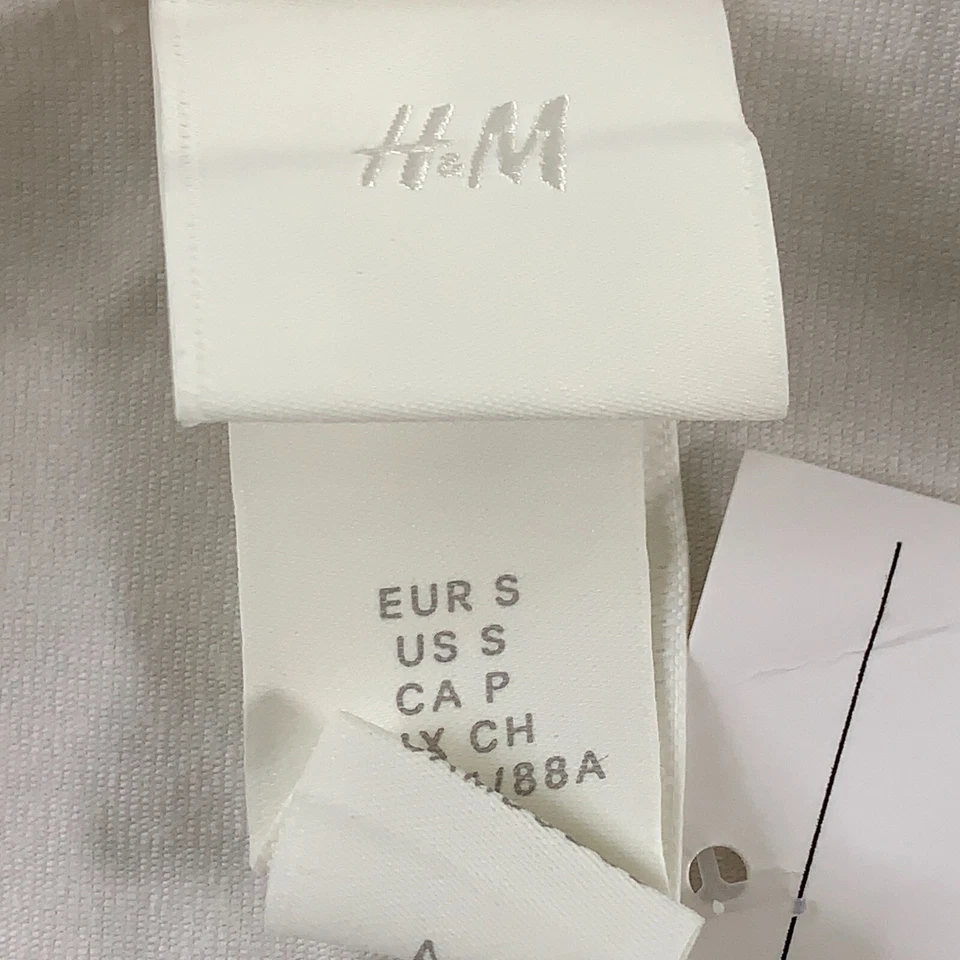 Body para mujer H&M talla pequeña marfil sin mangas costuras modeladoras tanga espalda nuevo con etiquetas Foto 2 de 4