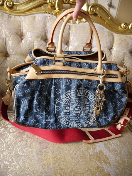 AUTH MINT LOUIS VUITTON CRUISE PORTE EPAULE RAYE BAG MONOGRAM 