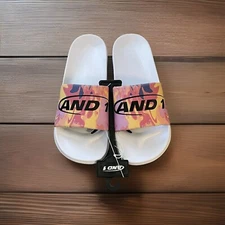 AND1 Slides Sandals Mens Size 12 Essentials Festival