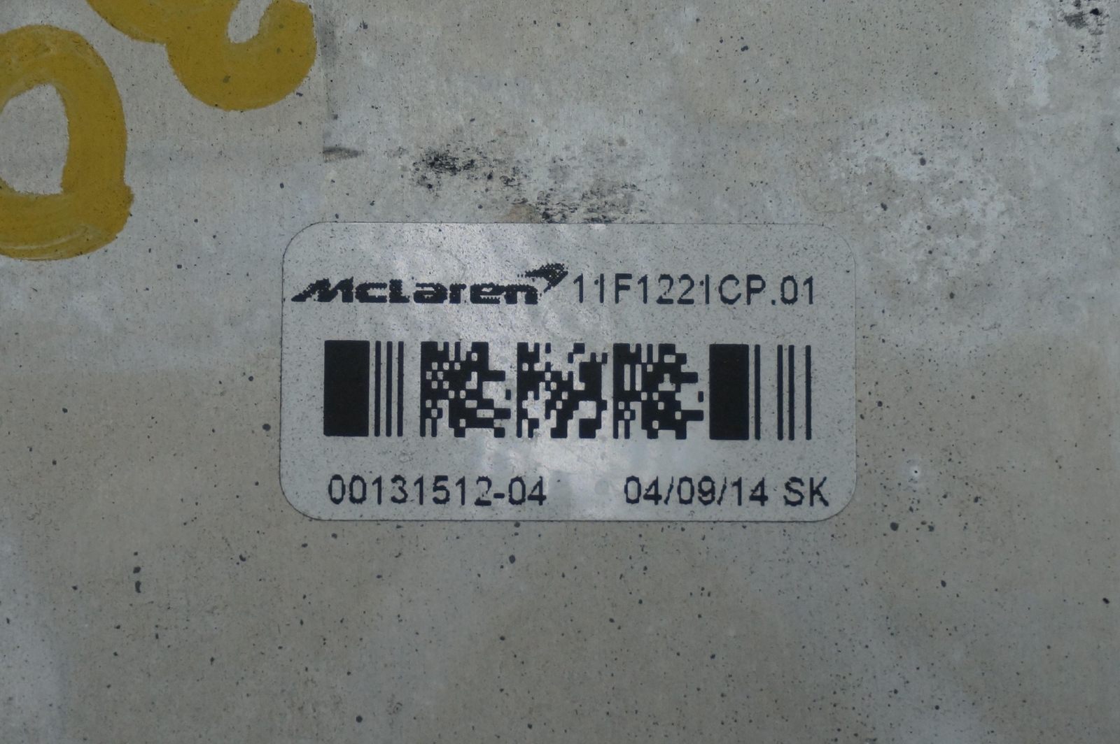 Right Turbo Charge Air Intercooler Radiator OEM 11F1221CP McLaren 650S 2015