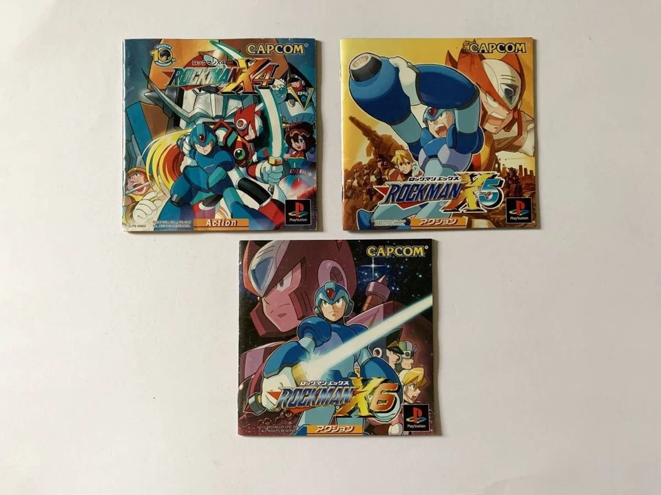 Lot 3 Rockman X4 X5 X6 set Mega Man PS1 Playstation1 Japan Import Tested CAPCOM - Image 4 of 4