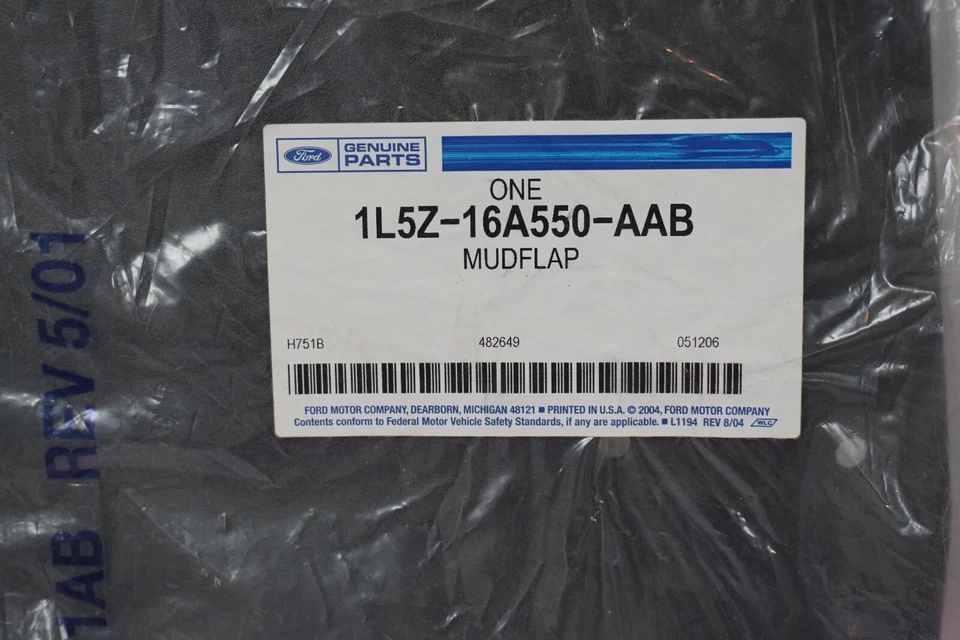 Ford Ranger 2001-2005 guardabarros delantero fabricante de equipos originales nuevo descontinuado 1L5Z-16A550-AAB Foto 3 de 4