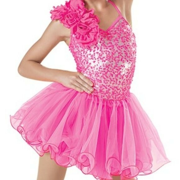 Weissman Pink FASHIONISTA Dance Costume SA Gem