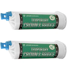 2 X A2 Temporary Crown & Bridge Material 10:1 Dental 76g  (Luxatemp Protemp)
