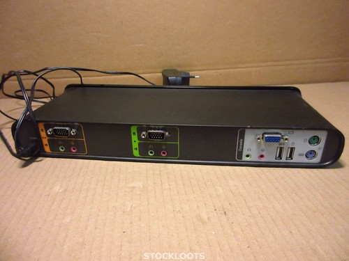 Commutateur KVM Belkin F1DS102J 2 ports 2048x1536 VGA et PS/2 USB avec bloc d'alimentation audio inclus - Photo 2/3
