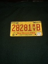 new mexico license plate 2014 #28281-RVB