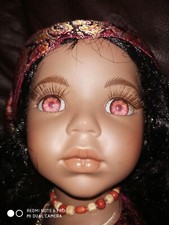Haunted Black Porcelain Doll Vessel(Big/large ) Beautiful.