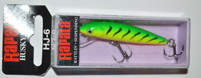 rapala husky jerk  2 1/2''  1/8oz hj06 ft firetiger  hj-6 bass finesse jerkbait