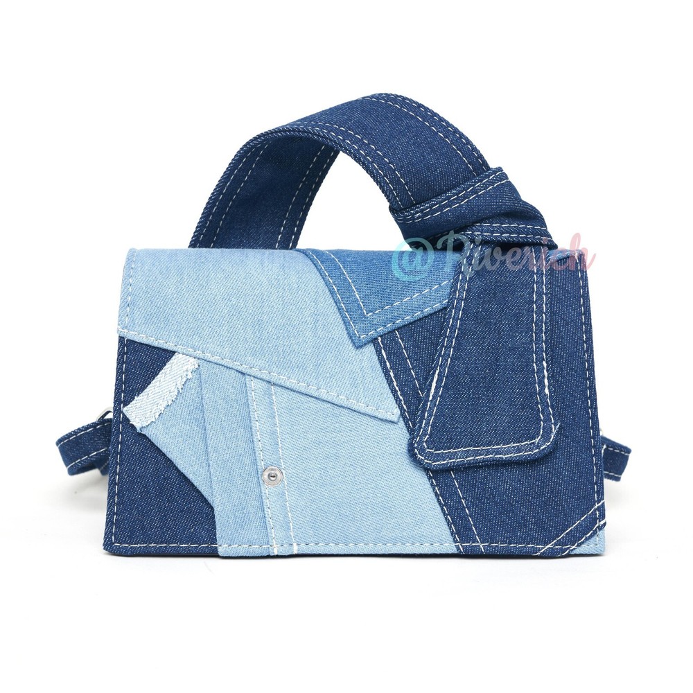 RIVERICH Trendy Mini Purse Cute Purses Denim Mini Bags For Women Top Handle Bag