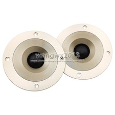 2pcs 105mm 4" inch 4Ohm 30W Silk Film Tweeter Speaker Audio Loudspeaker Golden