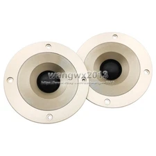 2pcs 105mm 4" inch 4Ohm 30W Silk Film Tweeter Speaker Audio Loudspeaker #Golden