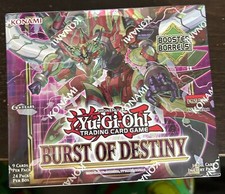 1x Yugioh Burst of Destiny 1st Edition Booster Box BODE New Factory Sealed