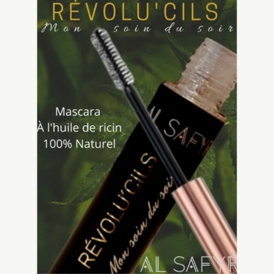 Mascara Huile de ricin Soin Santé Beauté Vegan Pour Faire Pousser Les Cils 10 ML