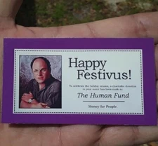 Happy Festivus ☆ Seinfeld Costanza Holiday ☆  Christmas  Magnet  2 X 3.5 inches 