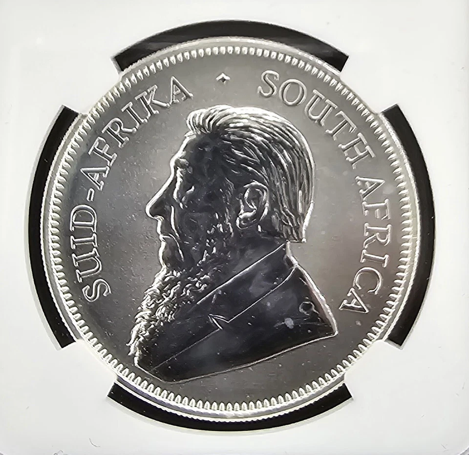 2017 South Africa Silver Krugerrand 50th Anniversary NGC SP70 - Image 3 of 3