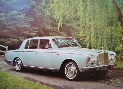 Huge 1967 Rolls Royce Silver Shadow Dealer Color Folder Brochure