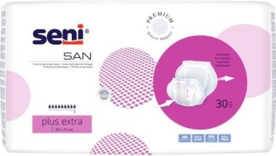 30 SENI SAN PLUS EXTRA (Gr. 3+) Vorlagen 75 x 39 cm, 3500 ml Saugl (0,95/Stk.)