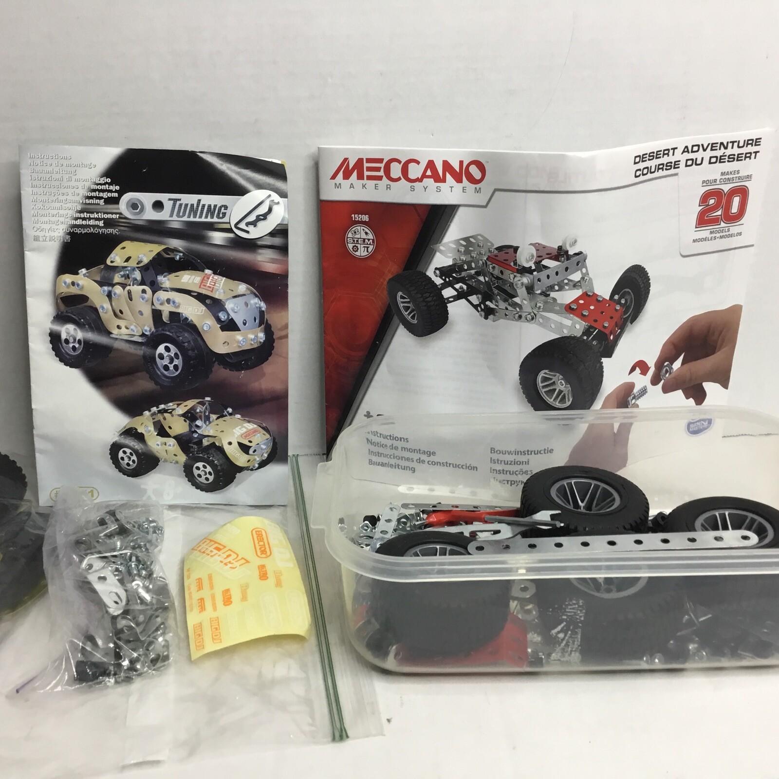 Meccano Maker System  Desert Adventure Construction Kit  20 