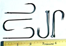 10ct VMC SUPERLINE 5/0 ConeCut FLIPPING HOOKS Straight Shank Roundbend 3X STRONG