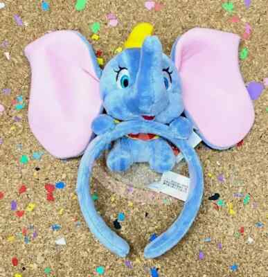 Authentic HK Disney Parks Dumbo Plush Ear Headband flying  display picture 2