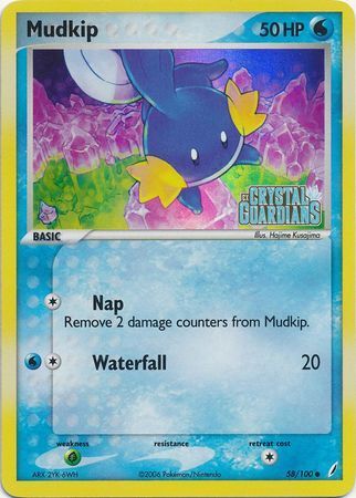 2006 POKEMON EX CRYSTAL GUARDIANS #58 MUDKIP PSA 9 | eBay