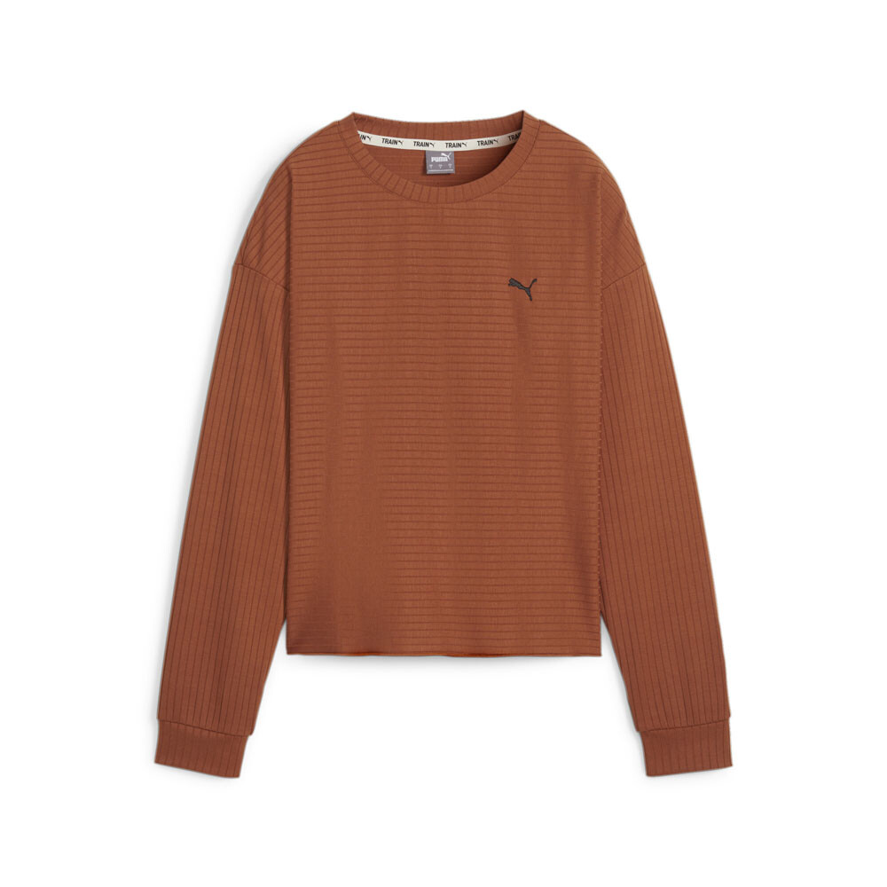 Женский пуловер Puma Unwind, коричневый 52486581