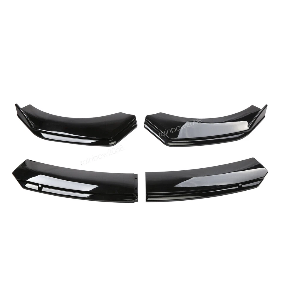 For 2007 Suzuki SX4 Hatchback 4Pc Front Bumper Lip Spoiler Splitter Body Kit Foto 3 de 4