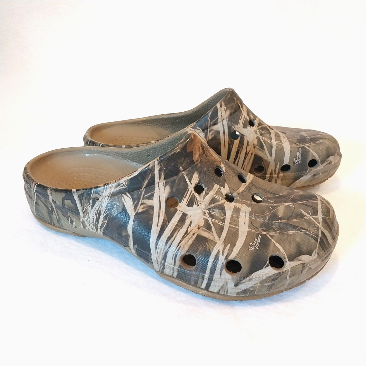 Crocs Realtree Clogs Mens Womens 11 Camo Green Advantage Max HD  Waterproof