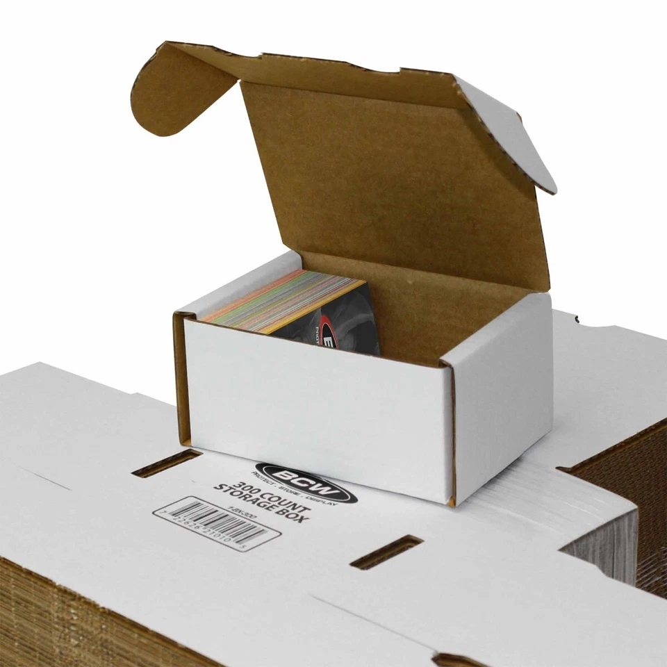 2-PACK BCW* Super Shoe Storage Box (3000 CT) Holds 600+ Top Loads Sports Cards - Image 3 of 4