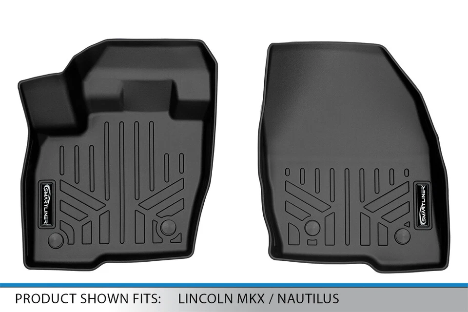 SMARTLINER Floor Mats 1st Row 2016-2018 Lincoln MKX | 2019-2021 Lincoln Nautilus Foto 4 de 4