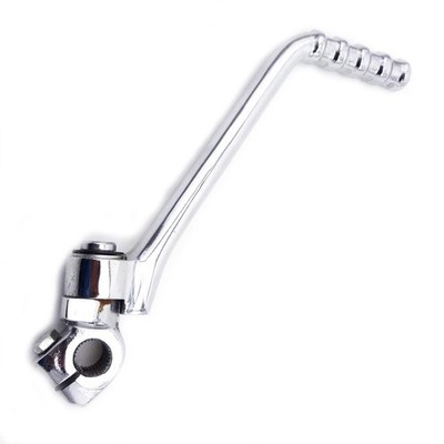 Für KLX250 1979-80 Kickstarterhebel Pedal Ersatz Zubehör Teile 16mm Chrom