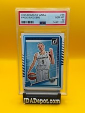 Paige Bueckers PSA 10 2025 Panini Donruss WNBA #86 Rookie Card Wings RC