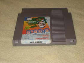 Ghostbusters & Dig Dug II for NES .Authentic. Cleaned/Tested Nintendo.