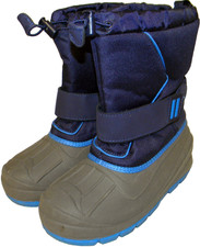 CAT  JACK kid's winter snow boots, insulated, drawstring, straps, sz. 4