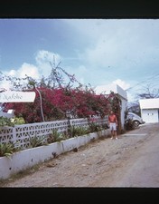 St Thomas Virgin Islands Hotel Mafolie Sign 1968 Vintage Color Slide Travel
