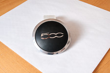 Coprimozzo Coppetta Fiat500 - NERO - CROMATO - nr1 pezzo - Oggetto: NUOVO 