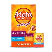 Metamucil On the Go Fiber Sugar Free Psyllium Husk Packets