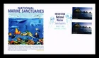 DR JIM STAMPS US COVER NATIONAL MARINE SANCTURARIES IMPERFORATE FDC COMBO