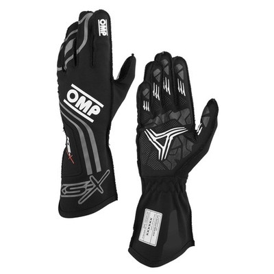 OMP  KS-X Kart Gloves FIA 8877-2022 Homologation Size M Black