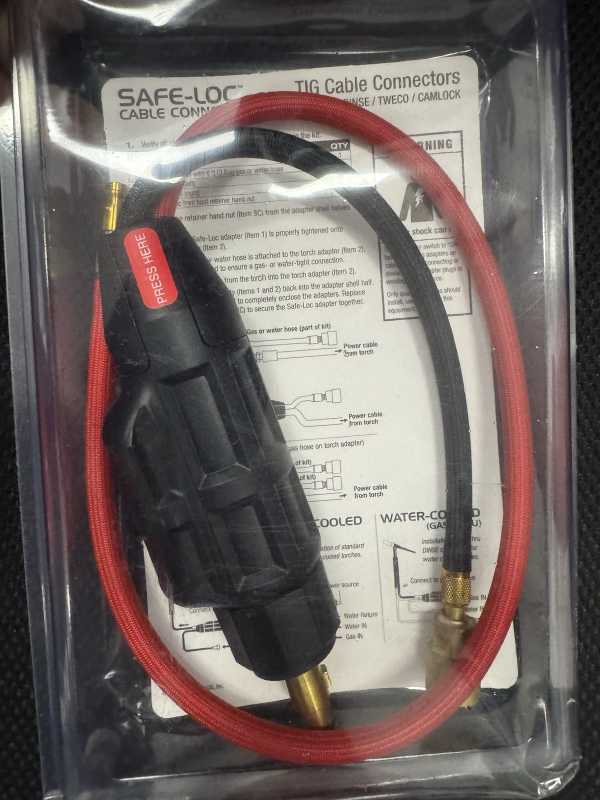 Tig Cable Connector SLWHAT-35MF