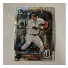 Topps 2025 Bowman Draft Max Clark Detroit Tigers Mojo Refractor BDC-48