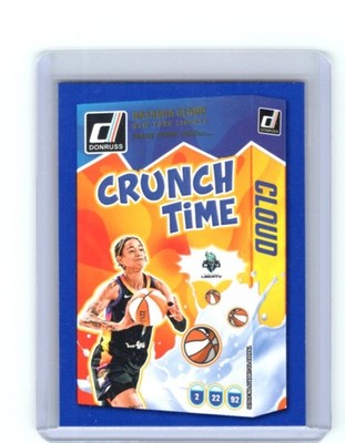 2025 Panini Donruss WNBA Natasha Cloud #15 Gold Press Proof Crunch Time
