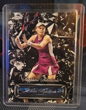 2025 TOPPS CHROME TENNIS SAPPHIRE ELENA RYBAKINA BLACK SAPPHIRE SELECTIONS 1/10
